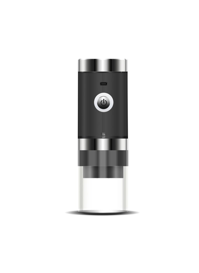 Portable Electric Coffee Grinder USB Charged Black