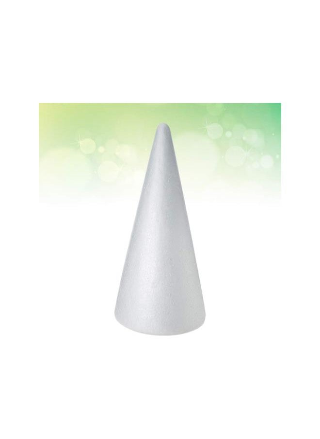 5pcs Foam Cones for Crafts White Styrofoam Cones Polystyrene Cones for DIY Christmas Tree Crafts Table Centerpiece