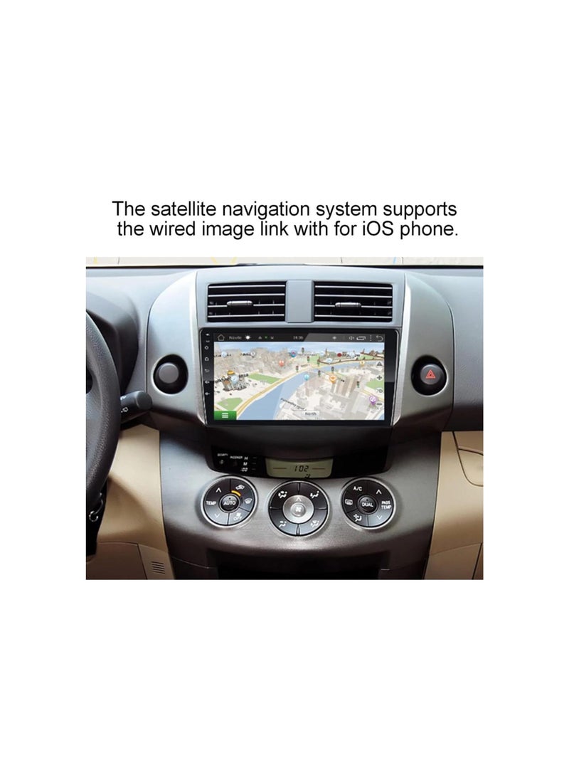 9in Car Navigation GPS High Definition Touch Screen Multimedia Player for Android 10 Replacement for RAV4 20072011(1+16G)