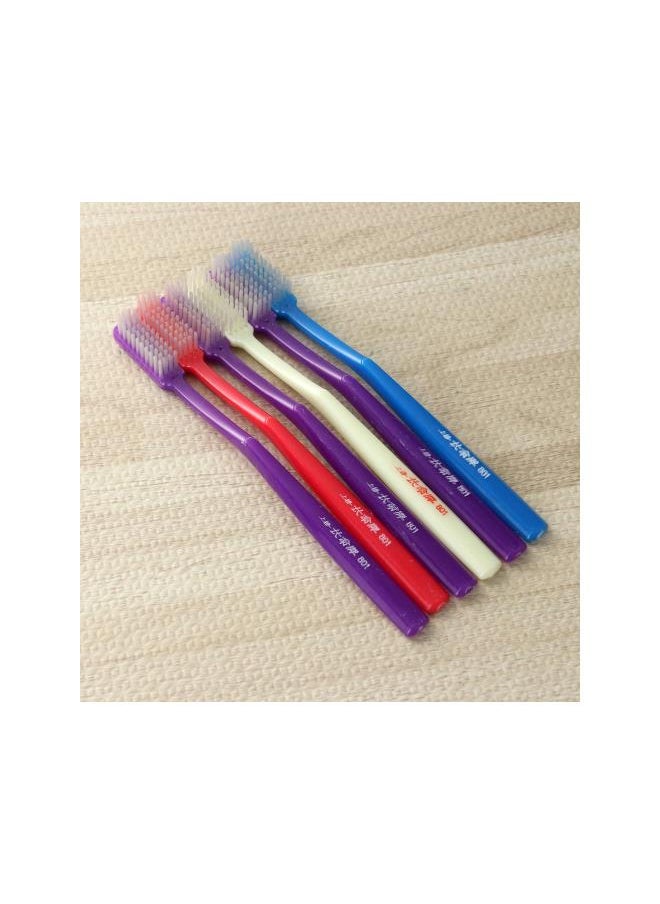 12pcs Adult Manual Toothbrush Hard Tooth Clean Brush Pocket Toothbrush for Teeth Stain Clean(Random Color)