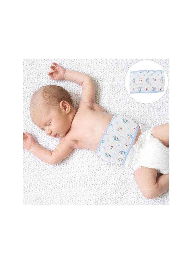 3Pcs Baby Umbilical Hernia Belt Baby Belly Button Cord Band Infant Belly Wrap Adjustable Navel Belly Band Sky- Blue