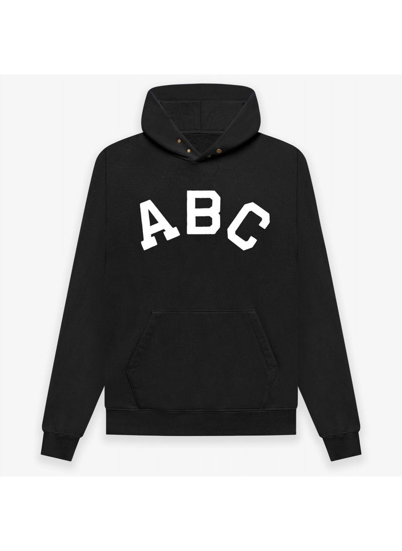 FOG Season 7 ABC Hoodie Trendy Streetwear Black.