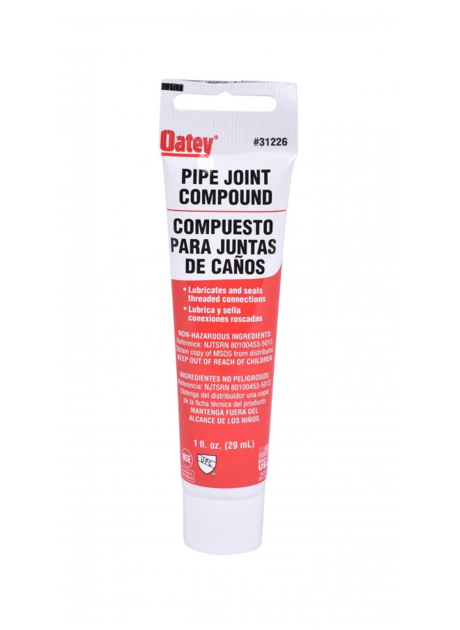 Oatey 31226 Pipe Joint Compound, 1 oz, Gray