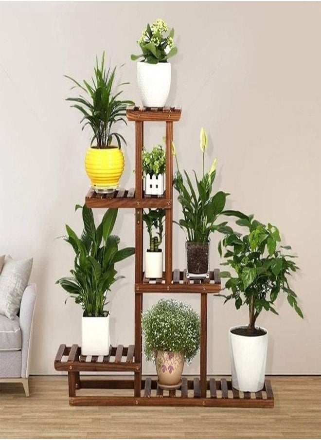 Bamboo Plant Pots Shelf Stand 95 x 25 x 96 cm