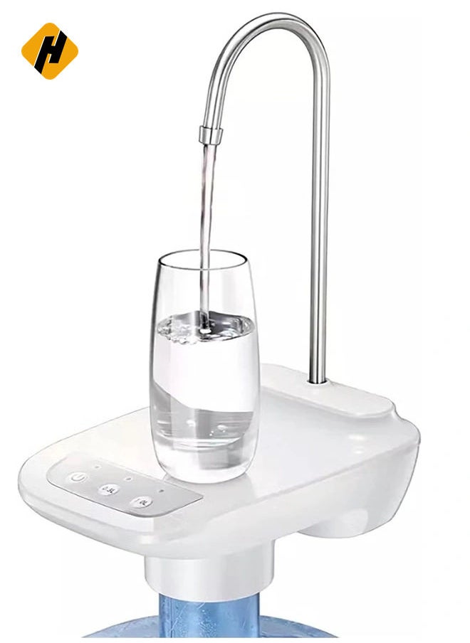 Water dispenser Pump with Tray USB Rechargeable Automatic Water Dispenser Wireless Portable Water Pump