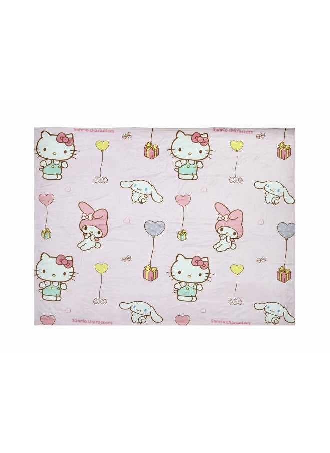 Sanrio characters Printed Blanket (All-Cover Print)