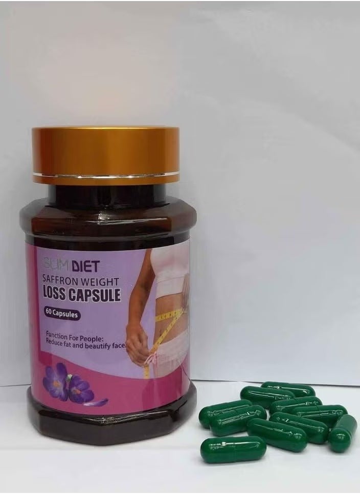 Saffron Weight Loss Capsules for Fat Burning 60 Capsules