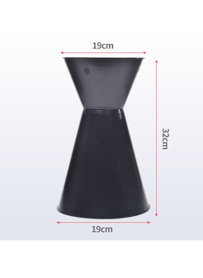 1 x 5 pcs Floral Foam Base Holder for Bouquet Stabilization Coffee Brown sword barrel Black large [10