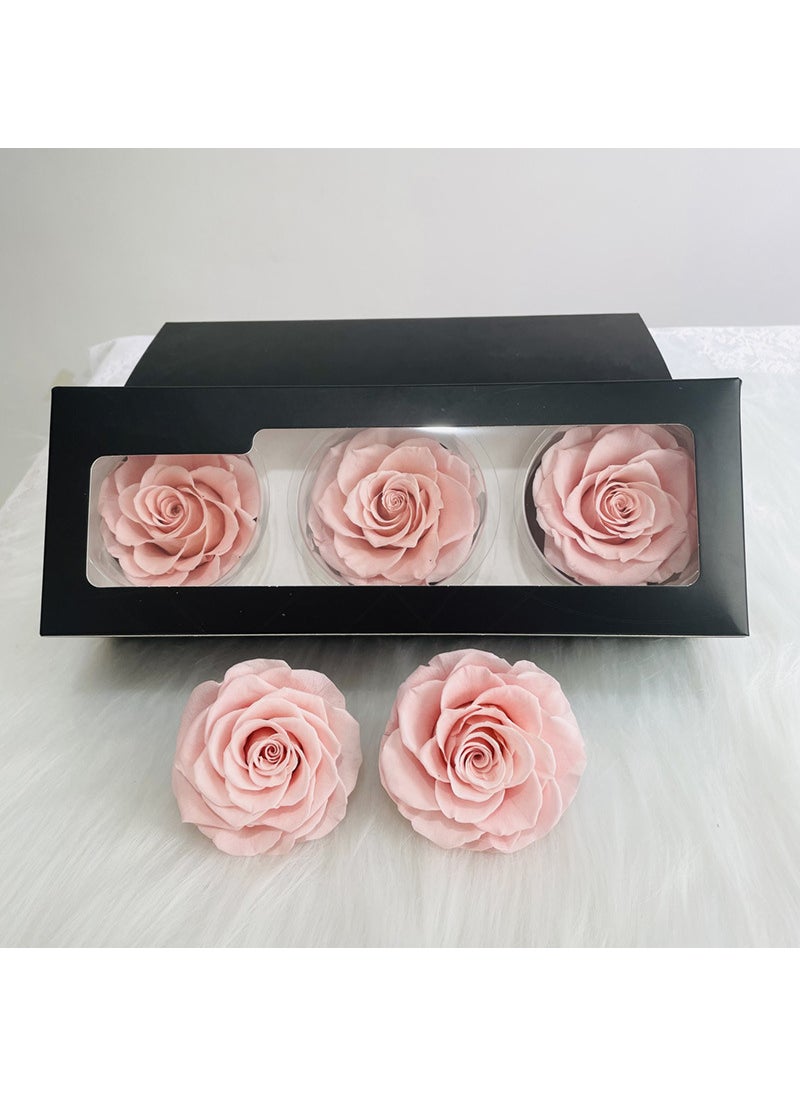 Preserved Rose Heads A-Grade 3-Pack 7-8cm Sakura Powder