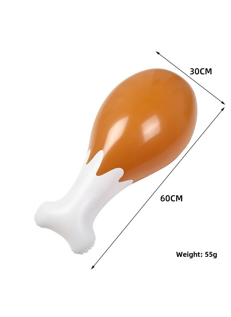 Cartoon Kids PVC Inflatable Turkey Leg Toy Inflatable turkey leg