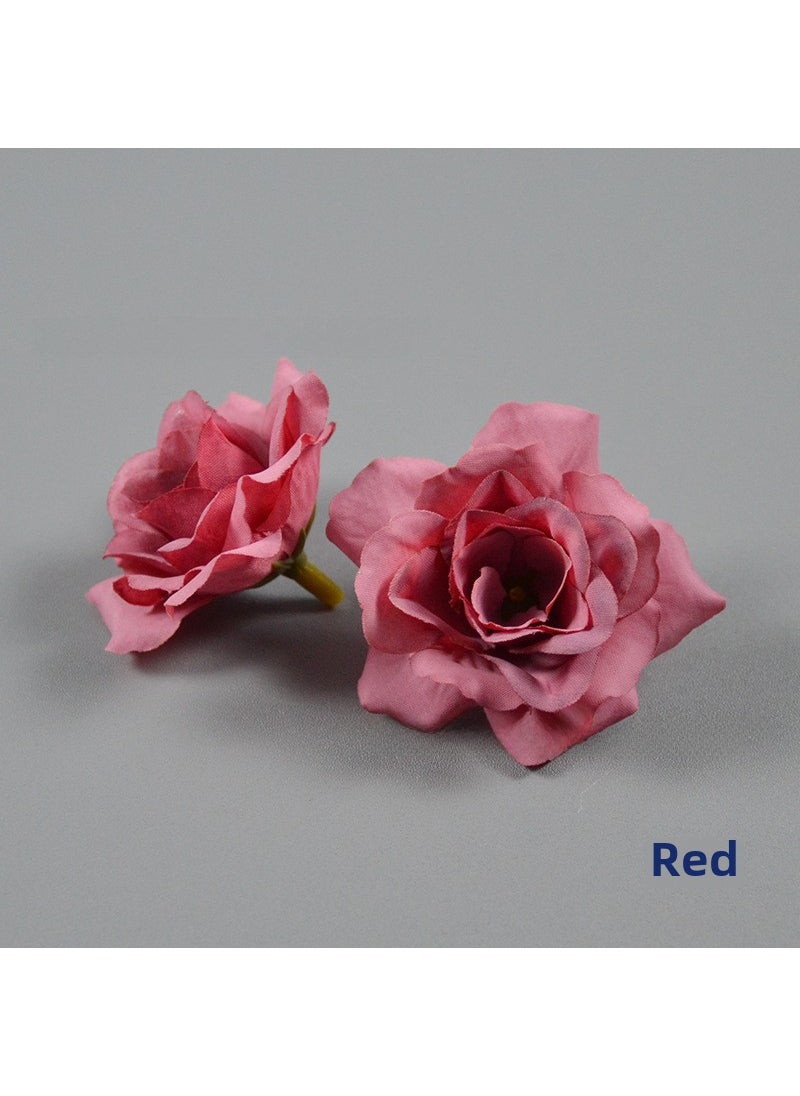 1 x 5 pcs Miniature Artificial Rosebuds for DIY Crafts Red