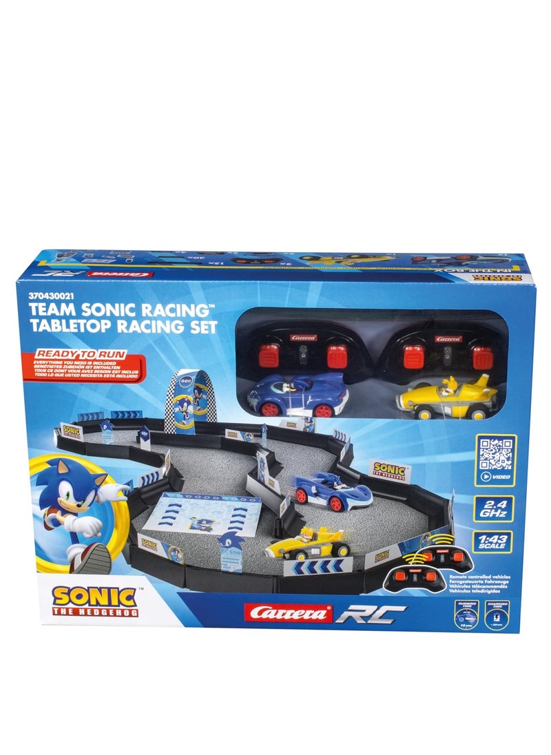 Carrera Team Sonic Racing Tabletop Racing Set