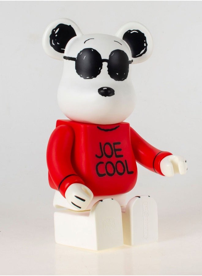 Bearbrick (red Snoopy) statue trendy culture doll jewelry