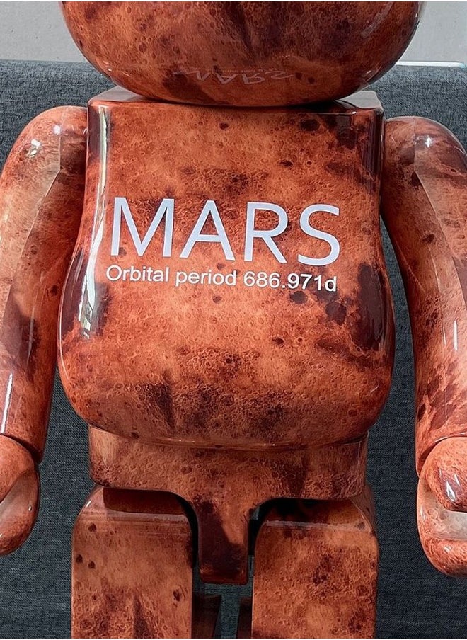 Bearbrick 1000% (Mars) statue trendy culture doll ornaments