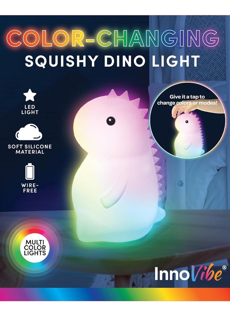 Color-Changing Squishy Dino Light