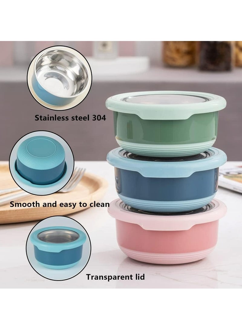7.5 OZ Salad Dressing Containers for Condiments，Stainless Steel Dipping Sauce Cups with Lid Leakproof Condiment Cups