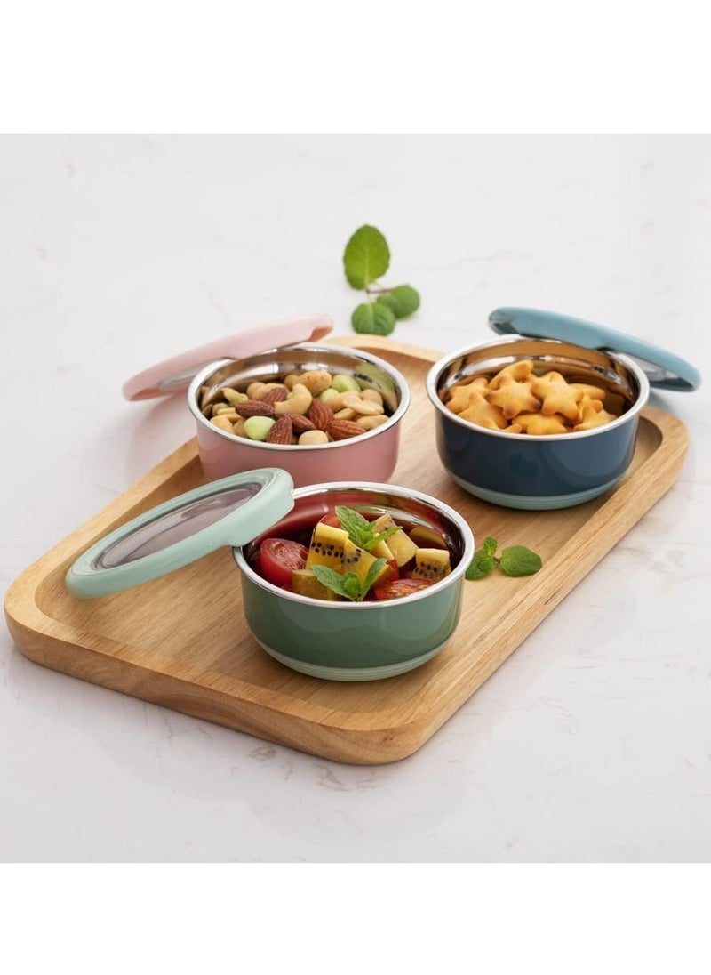 7.5 OZ Salad Dressing Containers for Condiments，Stainless Steel Dipping Sauce Cups with Lid Leakproof Condiment Cups