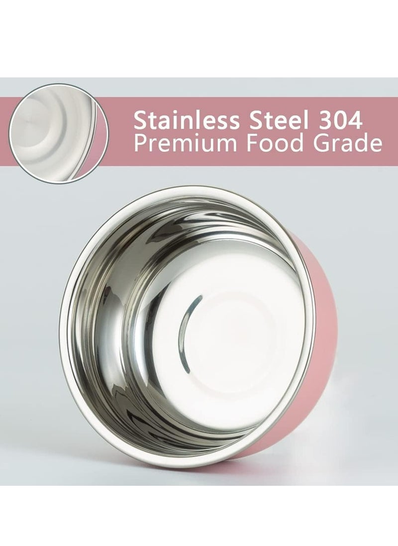 7.5 OZ Salad Dressing Containers for Condiments，Stainless Steel Dipping Sauce Cups with Lid Leakproof Condiment Cups