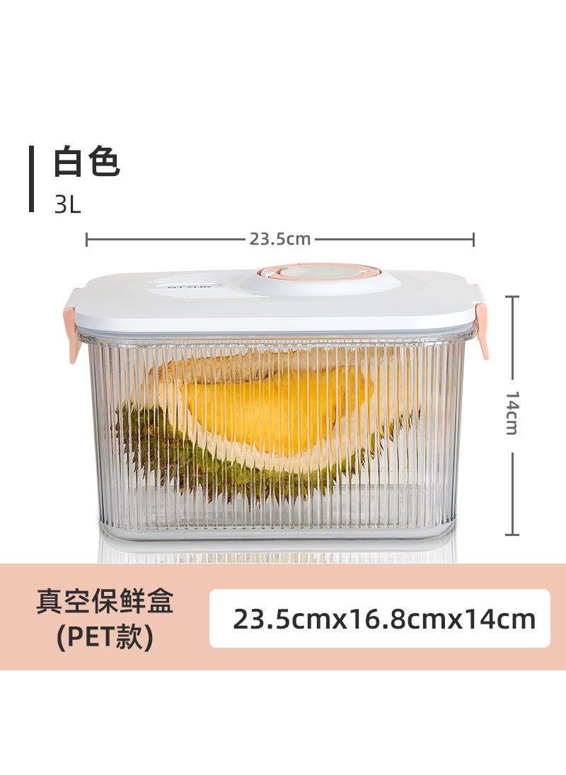 Vacuum Seal Storage Container Food Freshness Vacuum crisper box 3l (comes with columnar lithium battery rechargeable vacuum pump)