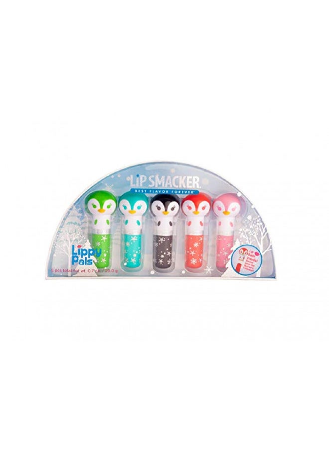 LIPPY PAL Lip Balm Set: Keep Lips Feeling Soft & Smooth with This Set of 5 Adorable Penguin-Shaped Lip balms! This Multi-Flavor Holiday Pack Delivers a moisturizing Soft Shine. Perfect as a Gift!