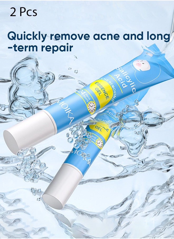 2Pcs Anti-acne Gel Anti-acne Cream Salicylic Acid