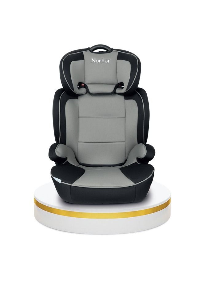 Jupiter Kids 3 in 1 Car Seat  Booster Seat  Adjustable Backrest  Extra Protection  5Point Safety Harness  9 months to 12 years  Upto 36kg Official Nurtur Product