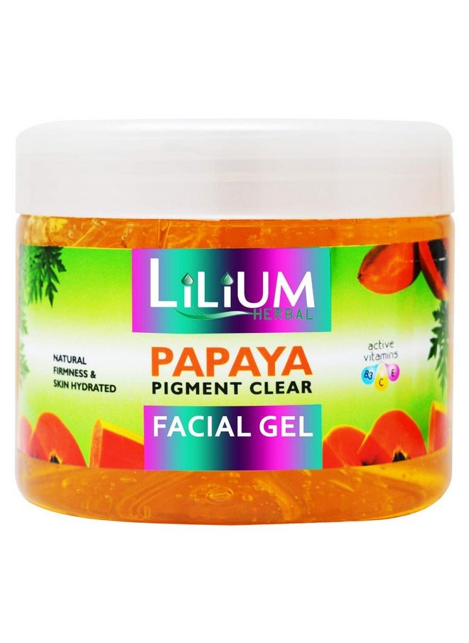 Papaya Pigment Clear Facial Gel For Soft & Smooth Glowing Skin, Natural Firmness & Skin Hydrated, 900Gm