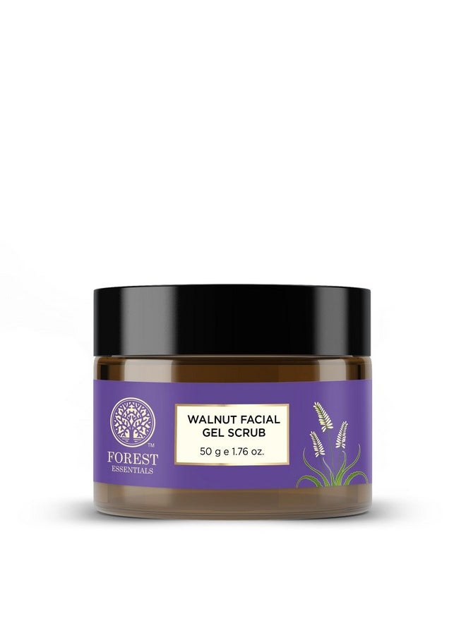 Revitalising Kashmiri Walnut Gel Scrub|Exfoliating Face Scrub To Clear Dead Cells,Tan Removal,Removes Blackheads/Whiteheads|Gel Based Natural Face Exfoliator For Women&Men|50 G