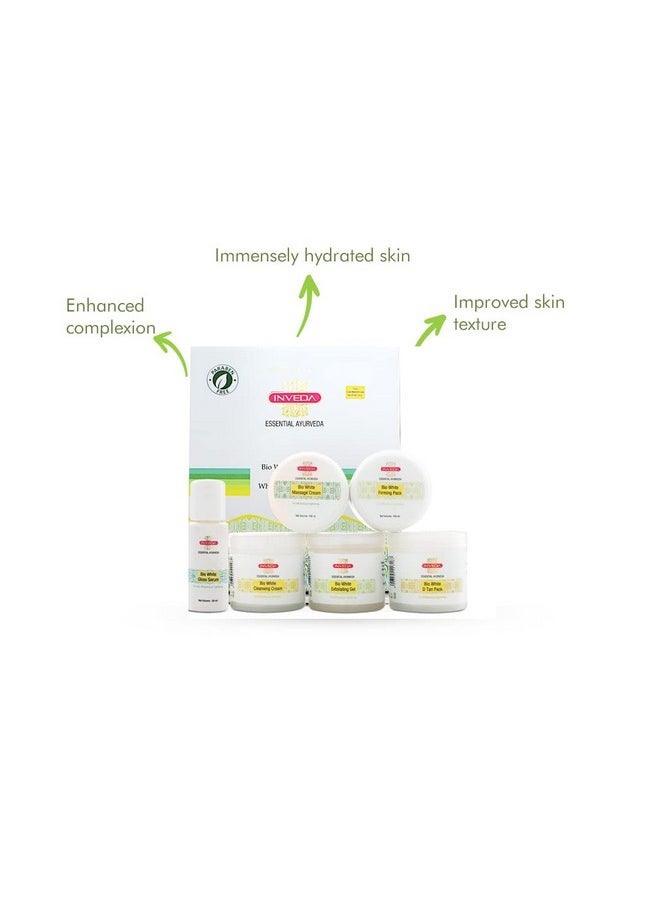 Bio White Facial Kit With The Goodness Of Sea Weed And Turmeric For Even Skin Tone, 550Ml