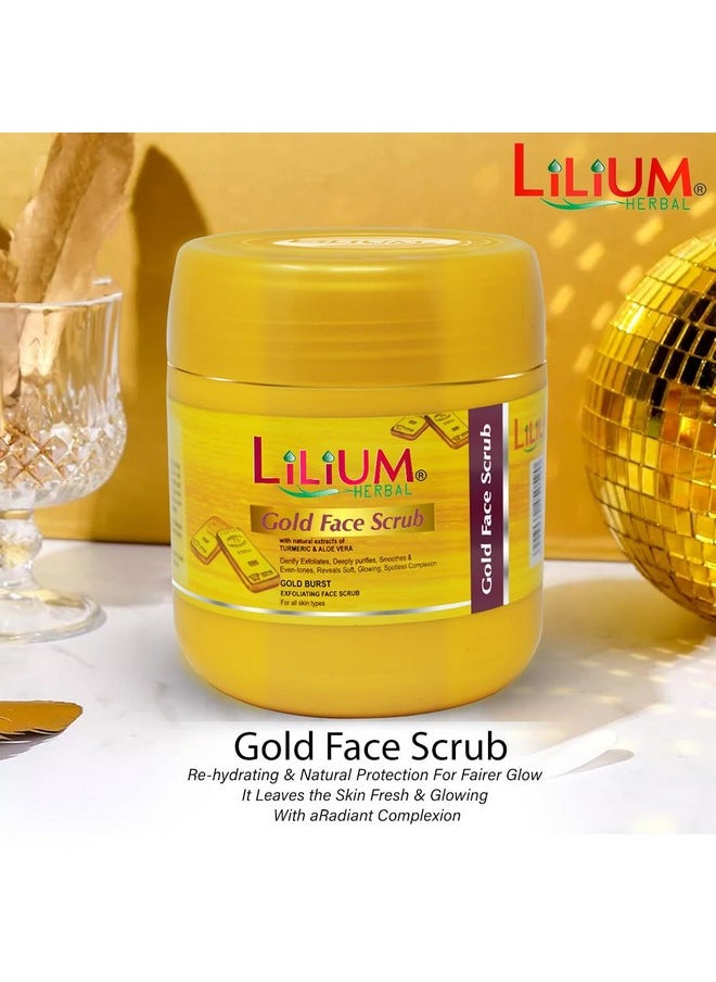 Gold Face Scrub Active Anti-Wrinkle For Fairer Glow (500 Ml)