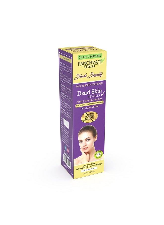 Herbals Dead Skin Remover Powerful Skin Exfoliator With Glowing Results That Removes Dead Skin, Oil & Dirt Without Stripping The Skin Of Its Natural Moisture 200 Ml