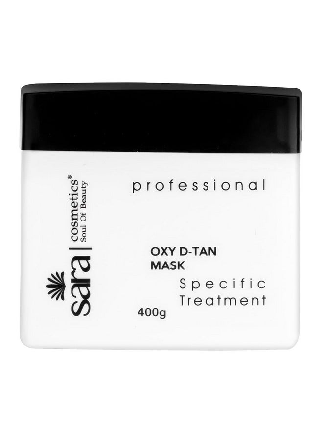 Sara Professional Oxy Pack D-Tan® Cleanser Specific Treatment (400 G) | Detan For Men And Women