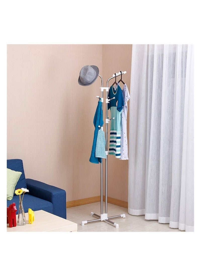 Hand Bag Belt Hat Stand Hanger Clothes,Rack Hanger Organiser Display For Showroom Shop Home Bedroom Dress Helmet Jacket Handbags Office Room Garment Hanging Rack Coat