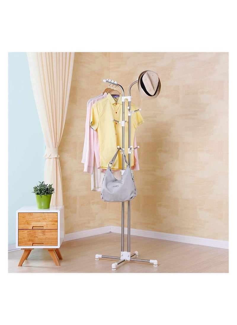 Hand Bag Belt Hat Stand Hanger Clothes,Rack Hanger Organiser Display For Showroom Shop Home Bedroom Dress Helmet Jacket Handbags Office Room Garment Hanging Rack Coat