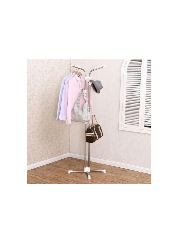 Hand Bag Belt Hat Stand Hanger Clothes,Rack Hanger Organiser Display For Showroom Shop Home Bedroom Dress Helmet Jacket Handbags Office Room Garment Hanging Rack Coat