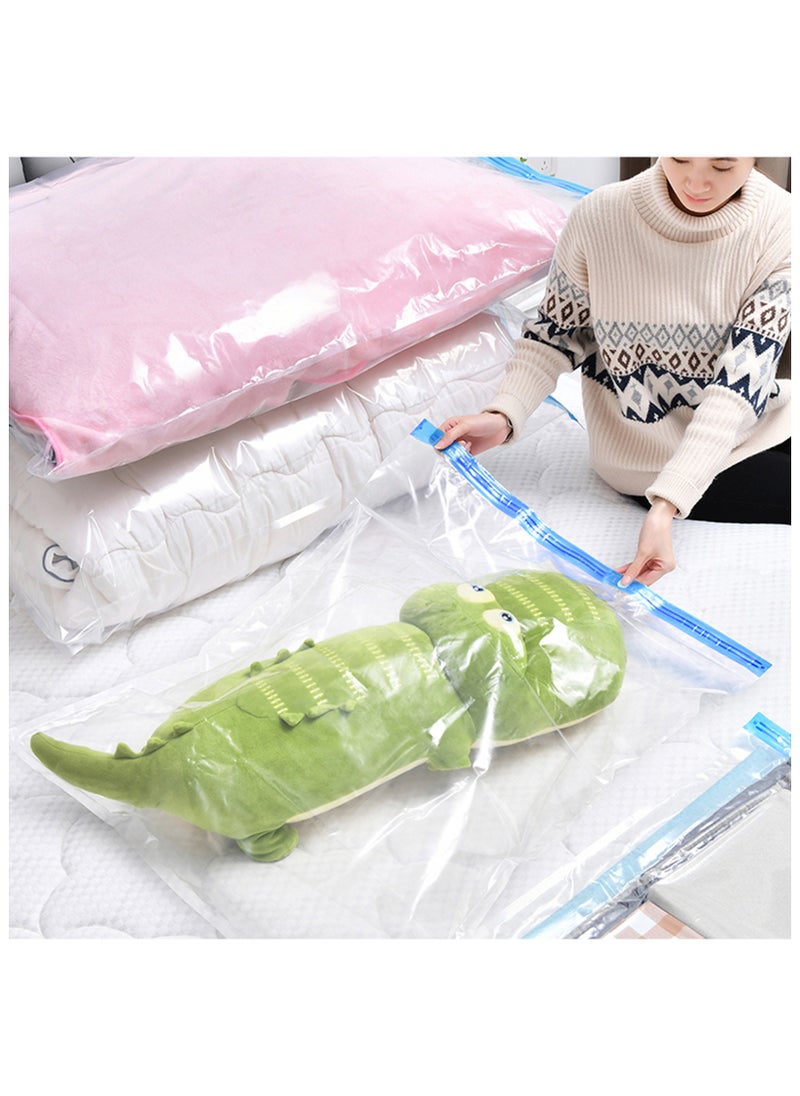 25PCS Vacuum Storage Bag Pack of with Electric Pump and hand pump, Multiple Pack (5×80*100cm,5×80*60cm,5×50*70cm,5×50*60cm,5×40*60cm)，Space Saver for Travel Packing, Reusable Sealer Storage Bag for Clothes,Duvets, Pillows, Blankets, Curtains