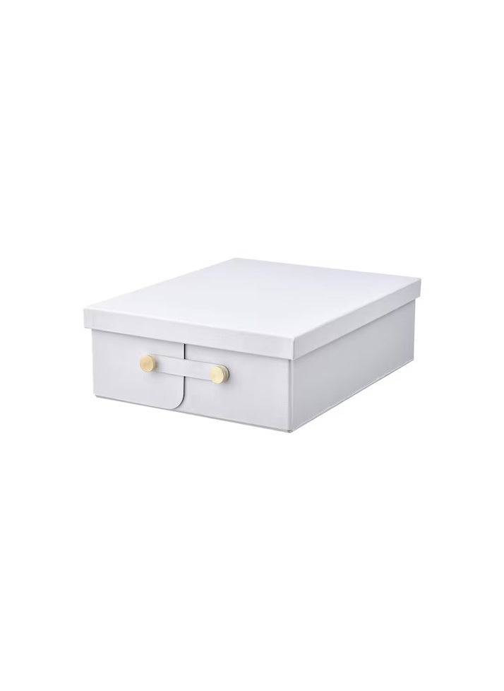 Box with compartments, white, 32x25x10 cm