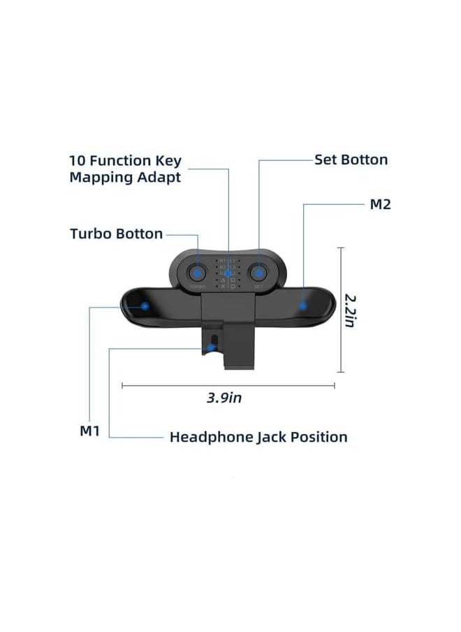 Controller Back Button Attachment  Gamepad Rear Extension Adapter Electronic Machine Accessories for Controller