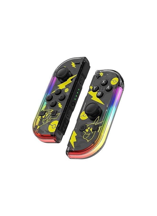 Joypad Controller for Switch, Wireless Replacement for Switch Joy Cons, Replacement Switch Controller with Dual Vibration/Wake-up/Screenshot, Compatible with Switch/Lite/OLED (Style A)