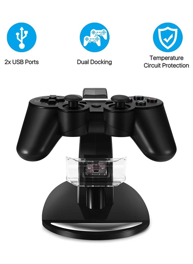 PS5 Controller Charging Station, PS5 Controller Charger for PlayStation 5 DualSense Controller, USB Type-C PS5 Charger Stand with LED Indicator