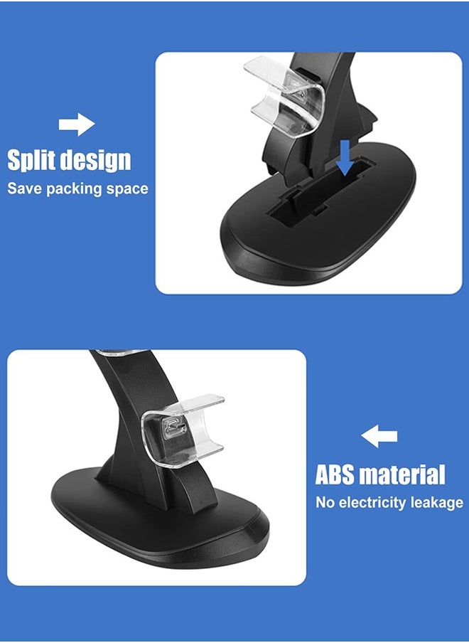 PS5 Controller Charging Station, PS5 Controller Charger for PlayStation 5 DualSense Controller, USB Type-C PS5 Charger Stand with LED Indicator