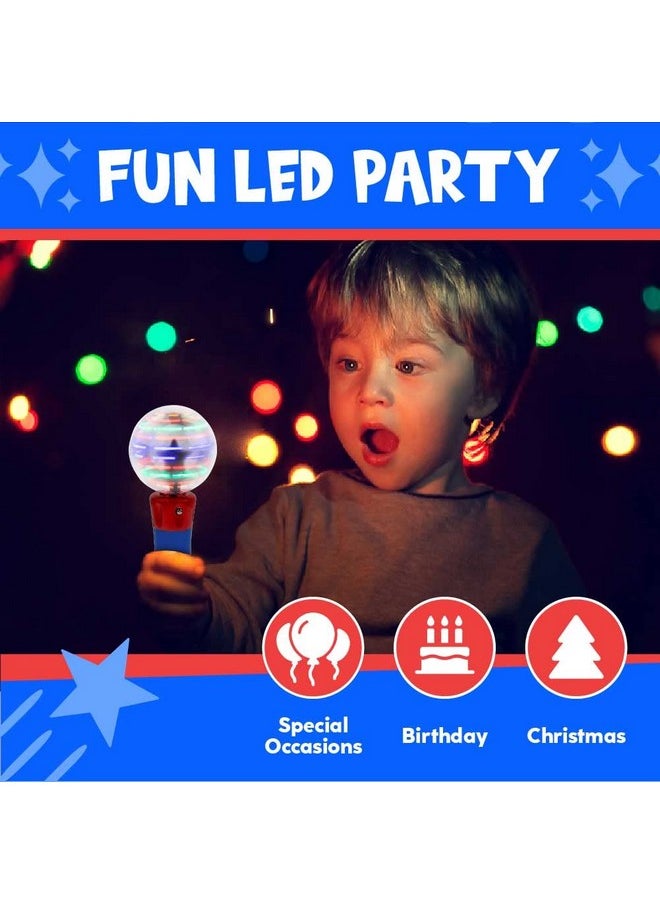 Spinning Light Up Toy Magic Wand For Kids, Led Light Up Wand Toy For Boys And Girls. Provides Thrilling Light Show Autism Sensory Toys