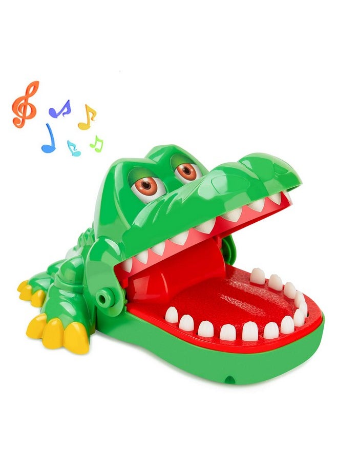 Crocodile Teeth Toys Game For Kids, Crocodile Biting Finger Dentist Games With Sounds Funny Alligator Teeth Game