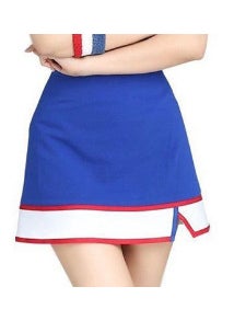 1 x 5 pcs Girls Cheerleader Costume Performance Outfit 811 Blue Single Skirt