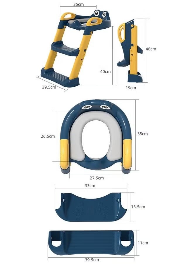 Adjustable Ladder Children's Potty Toilet Training Folding Seat