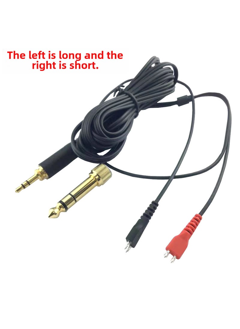 1 x 5 pcs HD25 HD560 Replacement Audio Cable Left long right Short