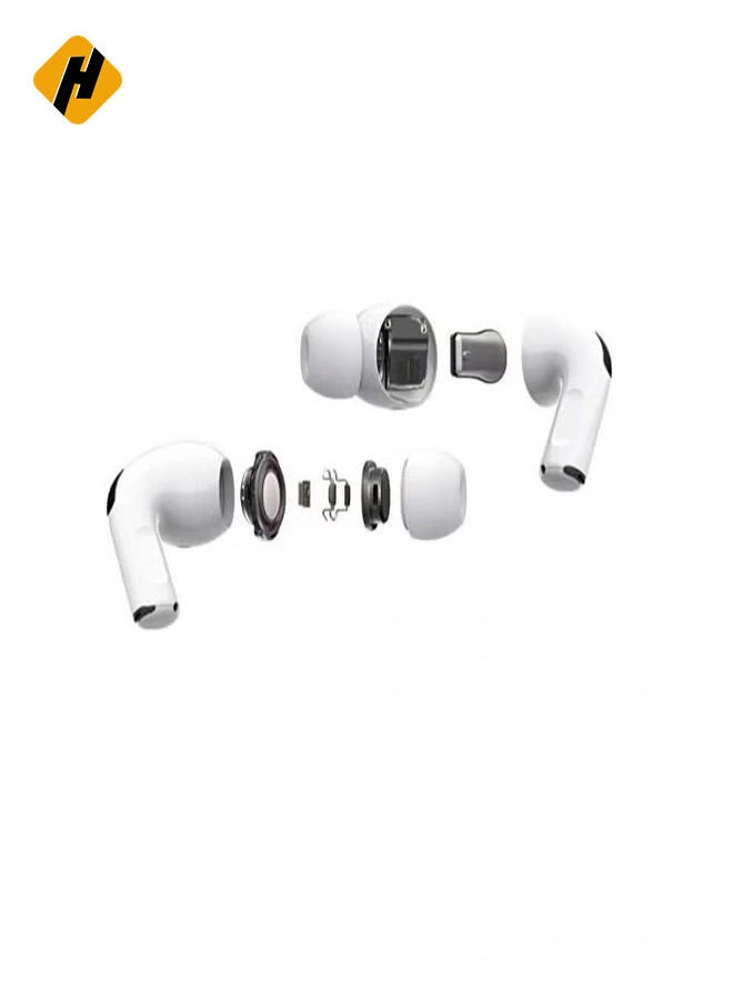 In-Ear Bluetooth Earbuds With Charging Case White