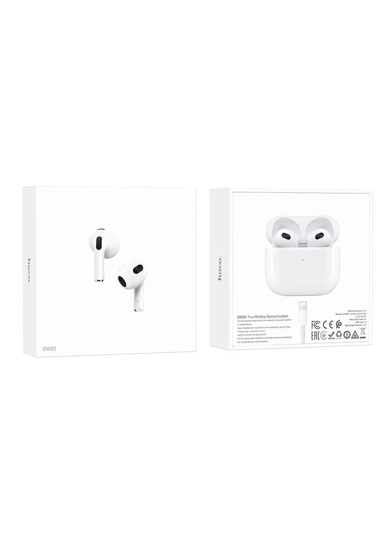 hoco. EW20 True Wireless Stereo Headset – Bluetooth 5.3, 4-Hour Playback, Siri Support