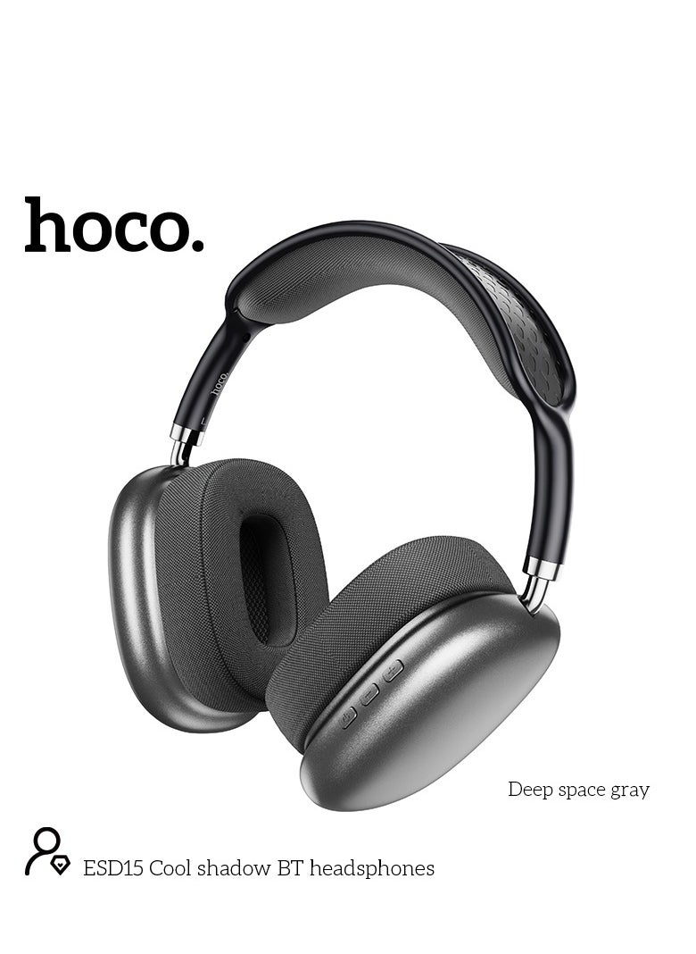 hoco. ESD15 Bluetooth Over-Ear Headphones – Bluetooth 5.3, 12-Hour Playback, TF Card Support