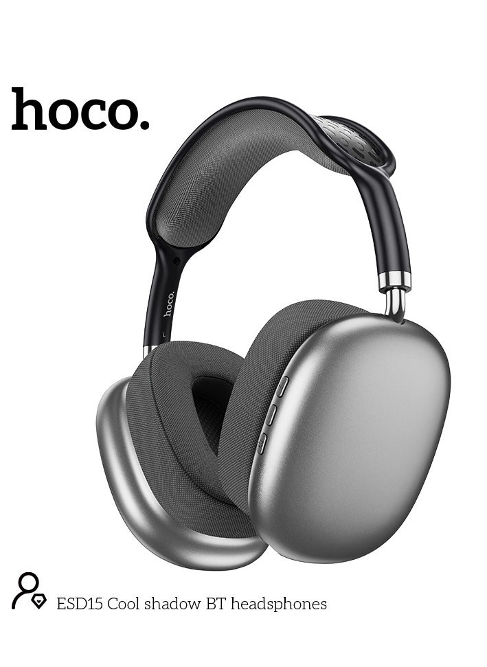 hoco. ESD15 Bluetooth Over-Ear Headphones – Bluetooth 5.3, 12-Hour Playback, TF Card Support